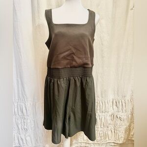 Maurices Olive Green Sleeveless Romper Dress